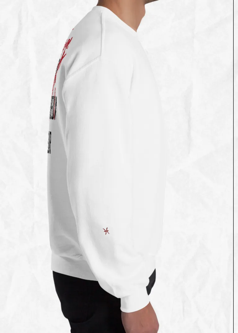 Sweat blanc unisexe, collection Étrange Enfant