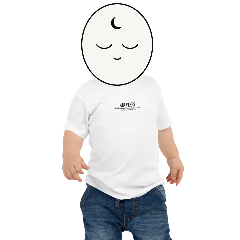 Tee-shirt blanc enfant « Air Vibes », collection Moonchild