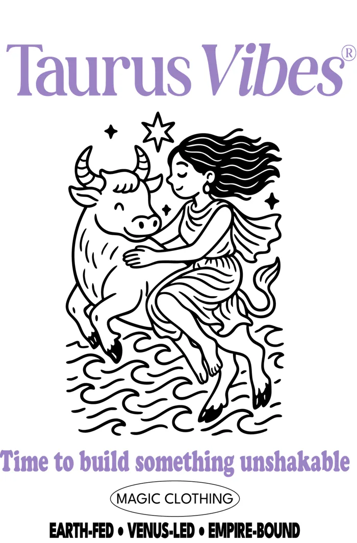 Version enfant du design Taurus Vibes, dessin adouci